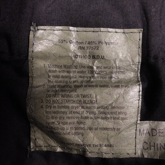 Rothco BDU Tactical Cargo Pants - Black - Men's Size XL Regular - Picture 5 of 12